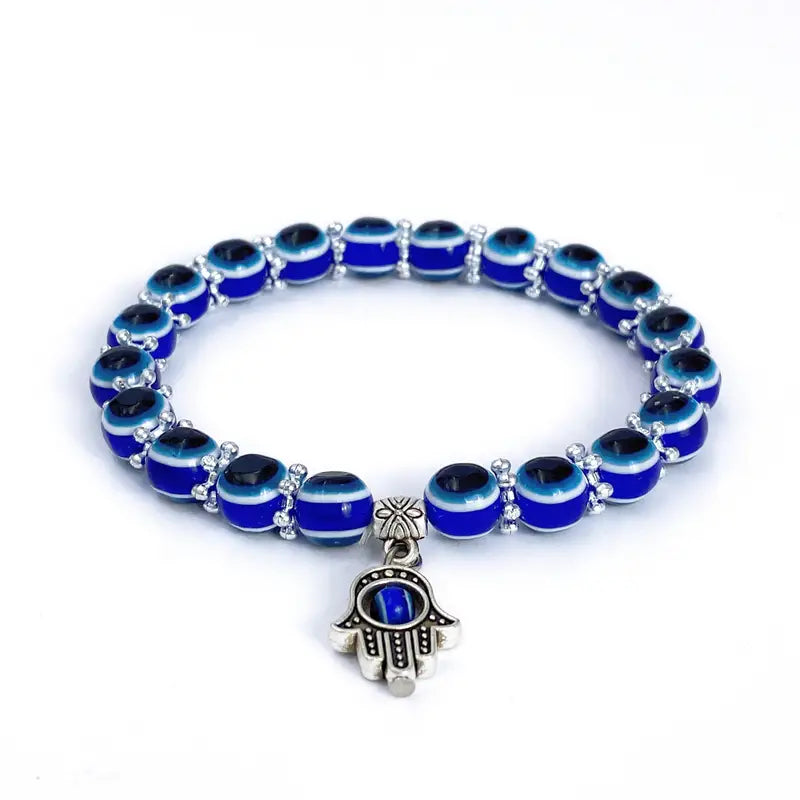 Pulsera anti-mal de ojo turco - Pack 2x1