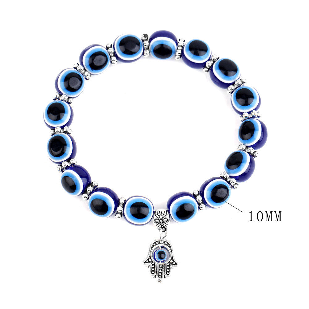 Pulsera anti-mal de ojo turco - Pack 2x1