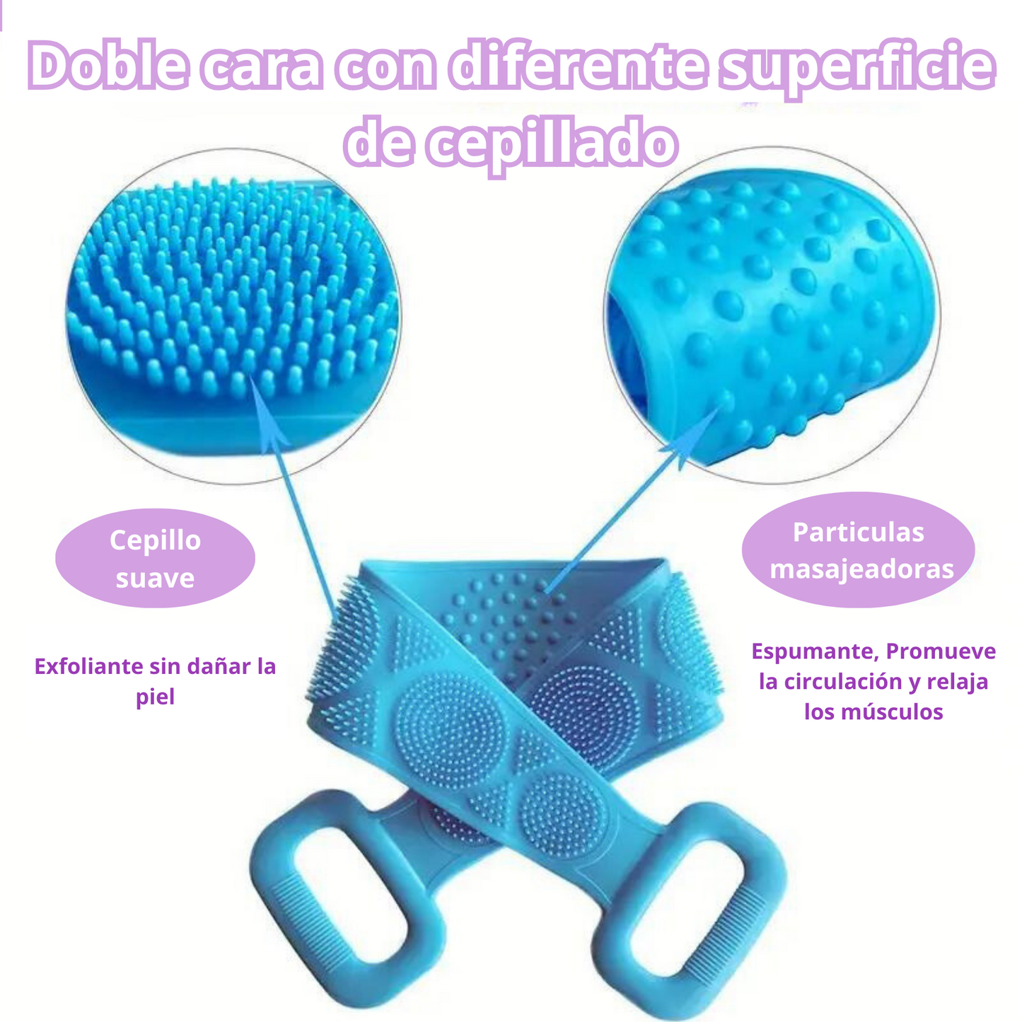 DuchaScrubb - Frotador doble Pack 2x1